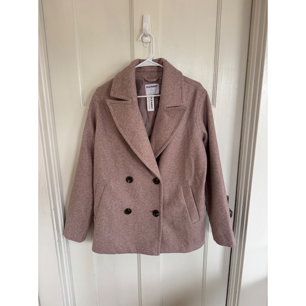 NWT Old Navy Peacoat in Pink Heather size small